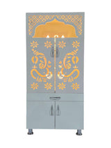 Wooden Pooja Mandir with LED Light