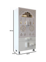 Premium Wall-Carved Pooja Mandir With Storage
