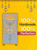 Wooden Pooja Mandir with LED Light